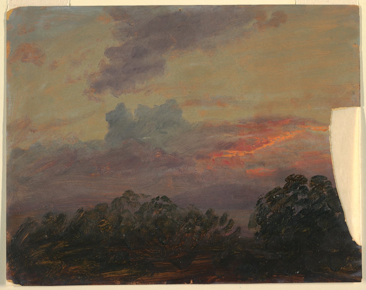 Cloud study, 1860–70 by Frederic Edwin Church
