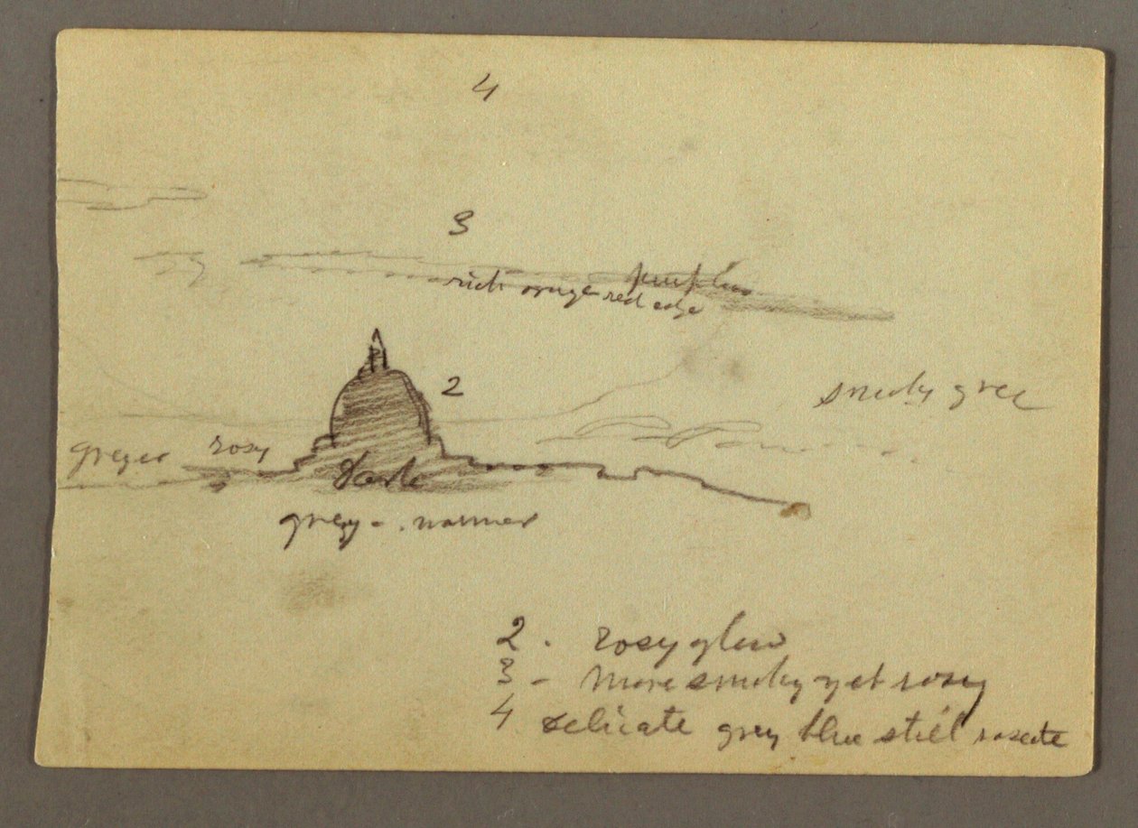 Distant View of the Dome of St. Peter