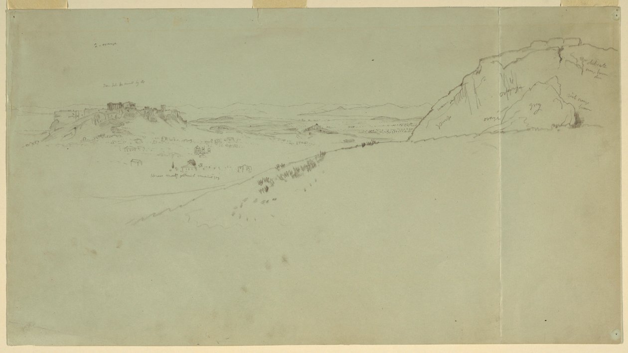 Distant View of North Side of the Acropolis, 1869 by Frederic Edwin Church
