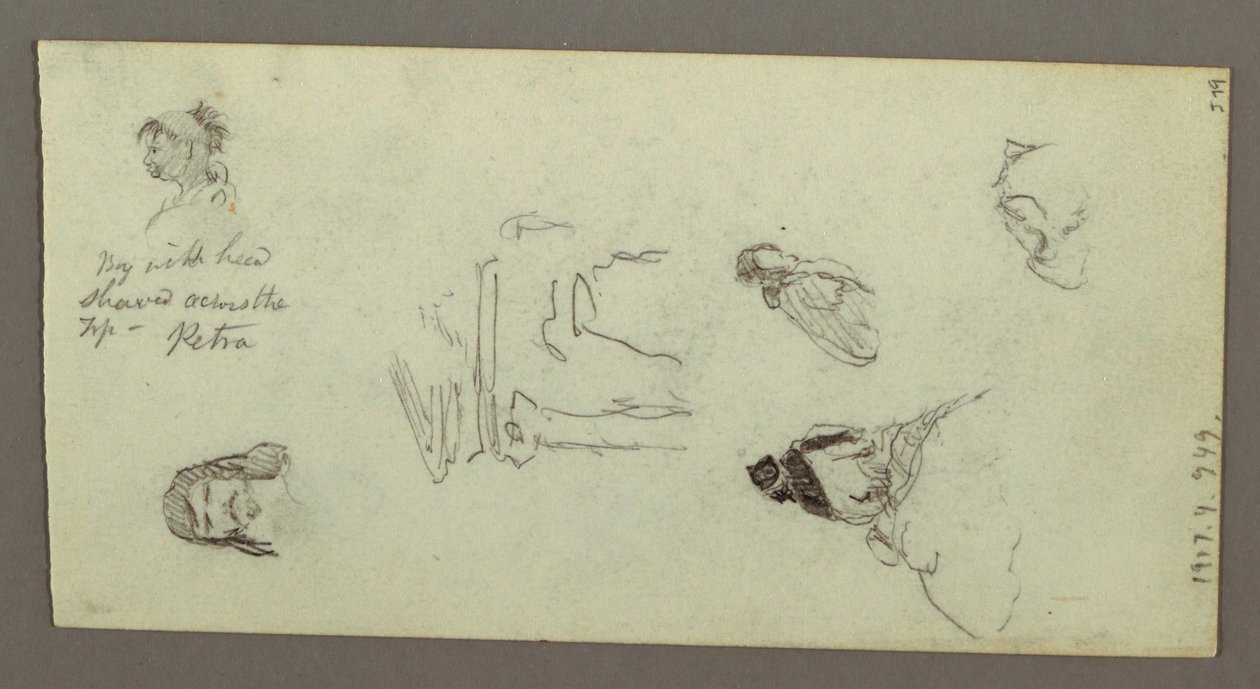 Figure Studies, Ridge, Possibly 1868 by Frederic Edwin Church