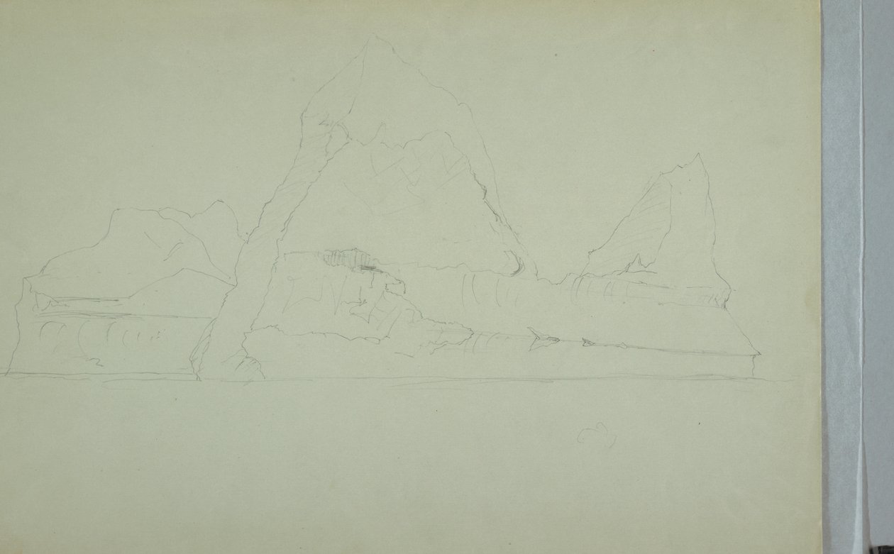 Floating Iceberg, June or July 1859 by Frederic Edwin Church