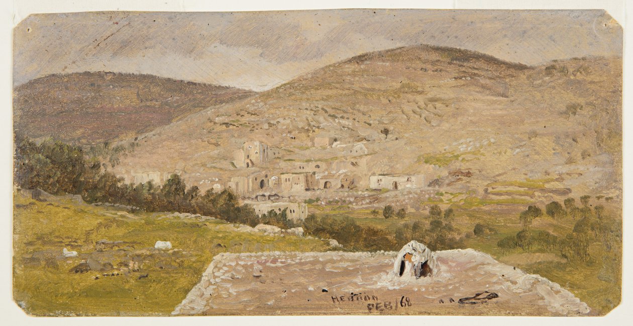 Hebron, General View, February 1868 by Frederic Edwin Church