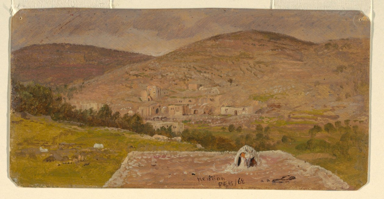 Hebron, General View, February 1868 by Frederic Edwin Church