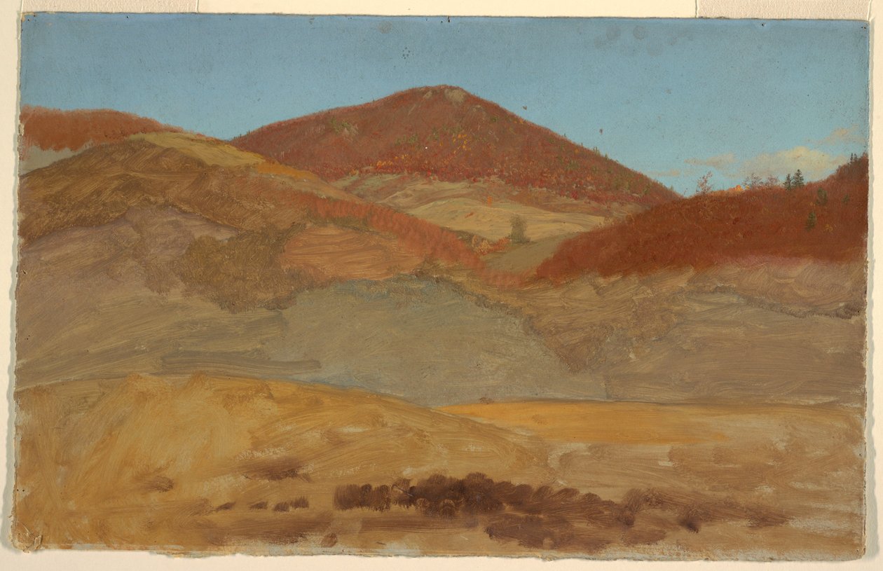 Hilly Landscape, Autumn, 1870-80 by Frederic Edwin Church
