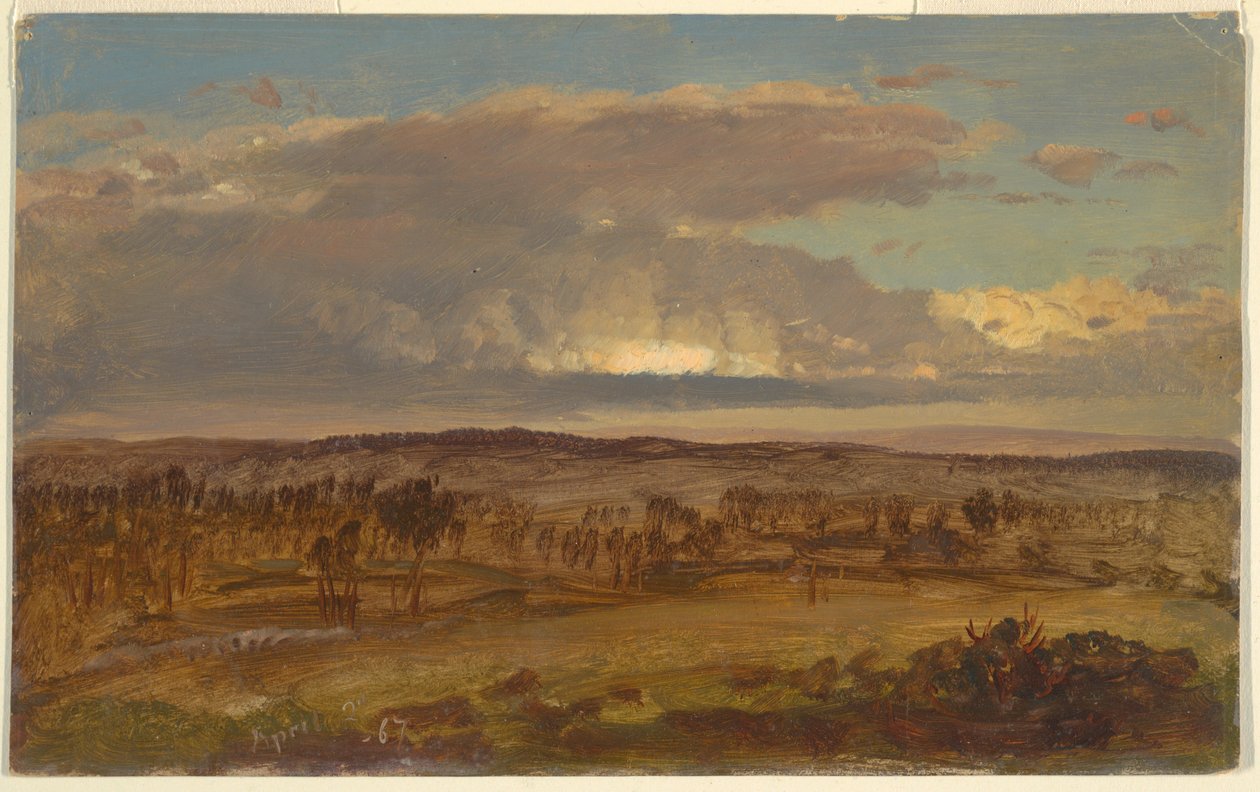 Hudson Valley, April 1867 by Frederic Edwin Church