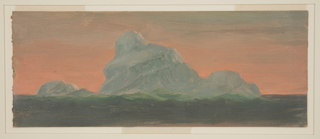 Iceberg Against Evening Sky, June 1859 by Frederic Edwin Church