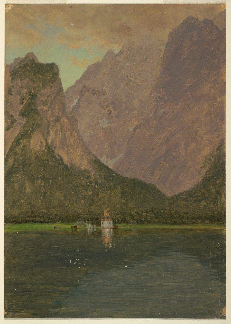 Koenigsee, near Berchtesgaden, Bavaria, 1868 by Frederic Edwin Church