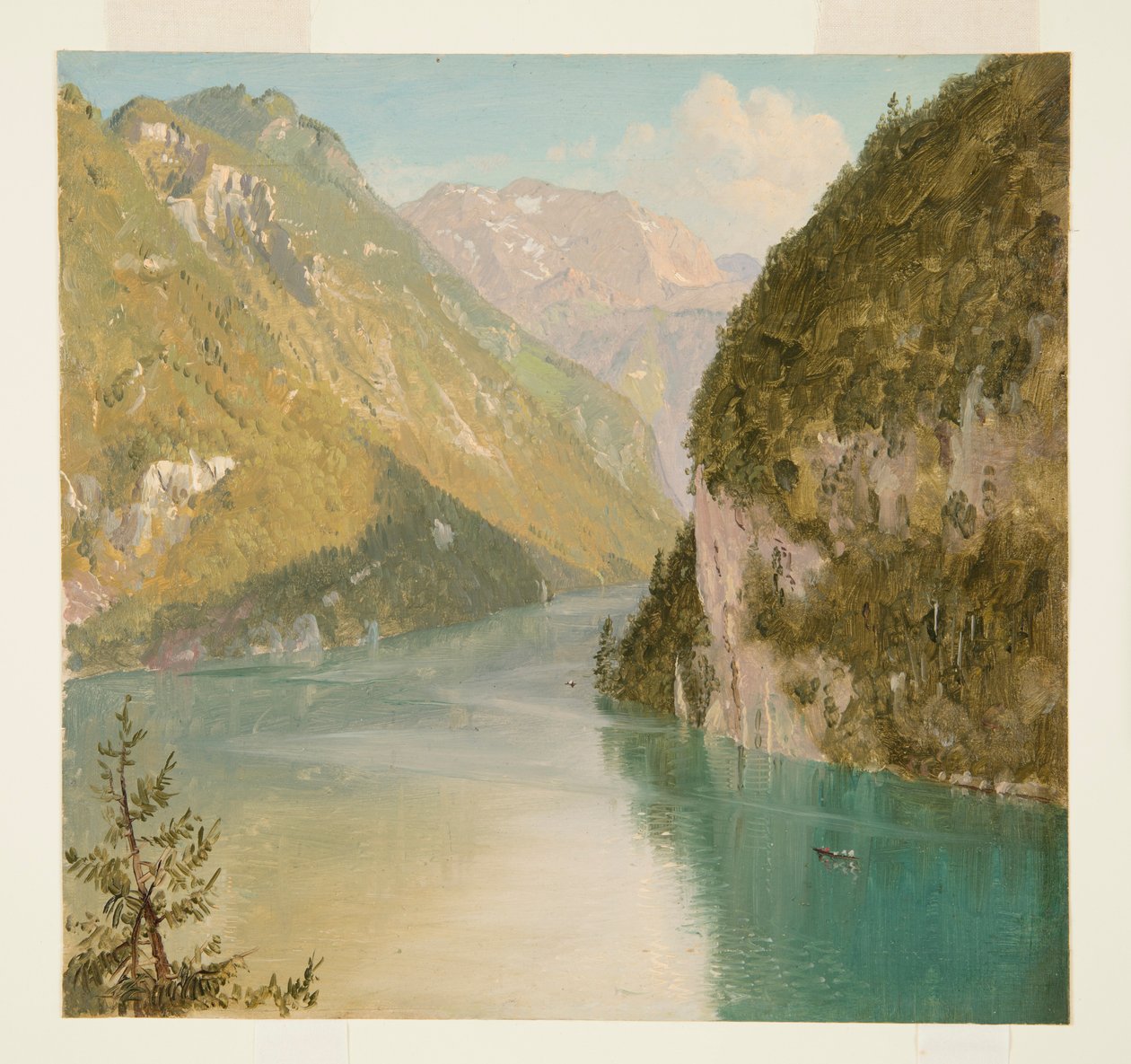 Königssee, Bavaria, July 1868 by Frederic Edwin Church