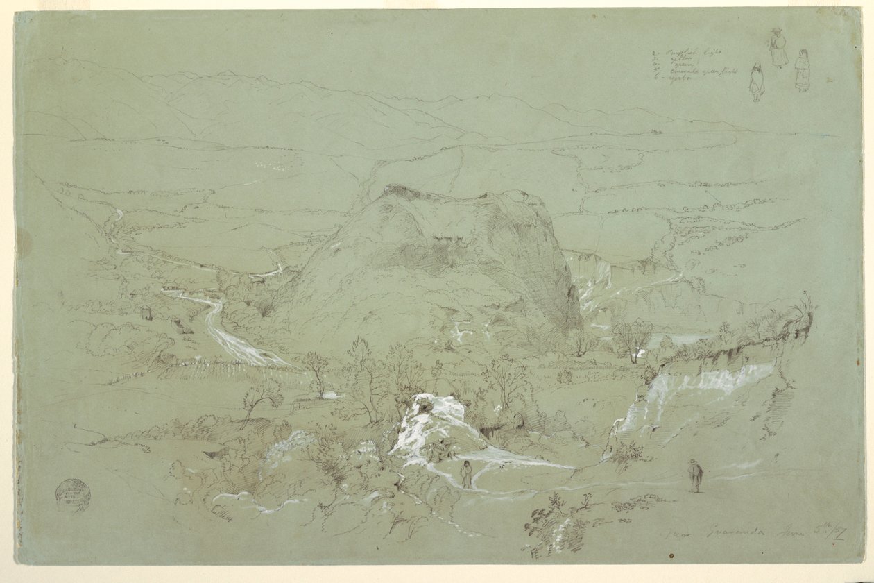 Landscape Near Guaranda, Ecuador, June 5, 1857 by Frederic Edwin Church