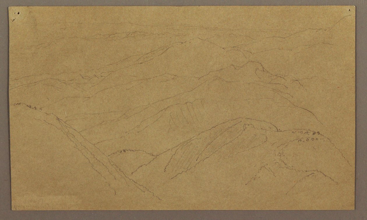 Landscape; Verso: Tree in Landscape, Sky, May–August 1865 by Frederic Edwin Church