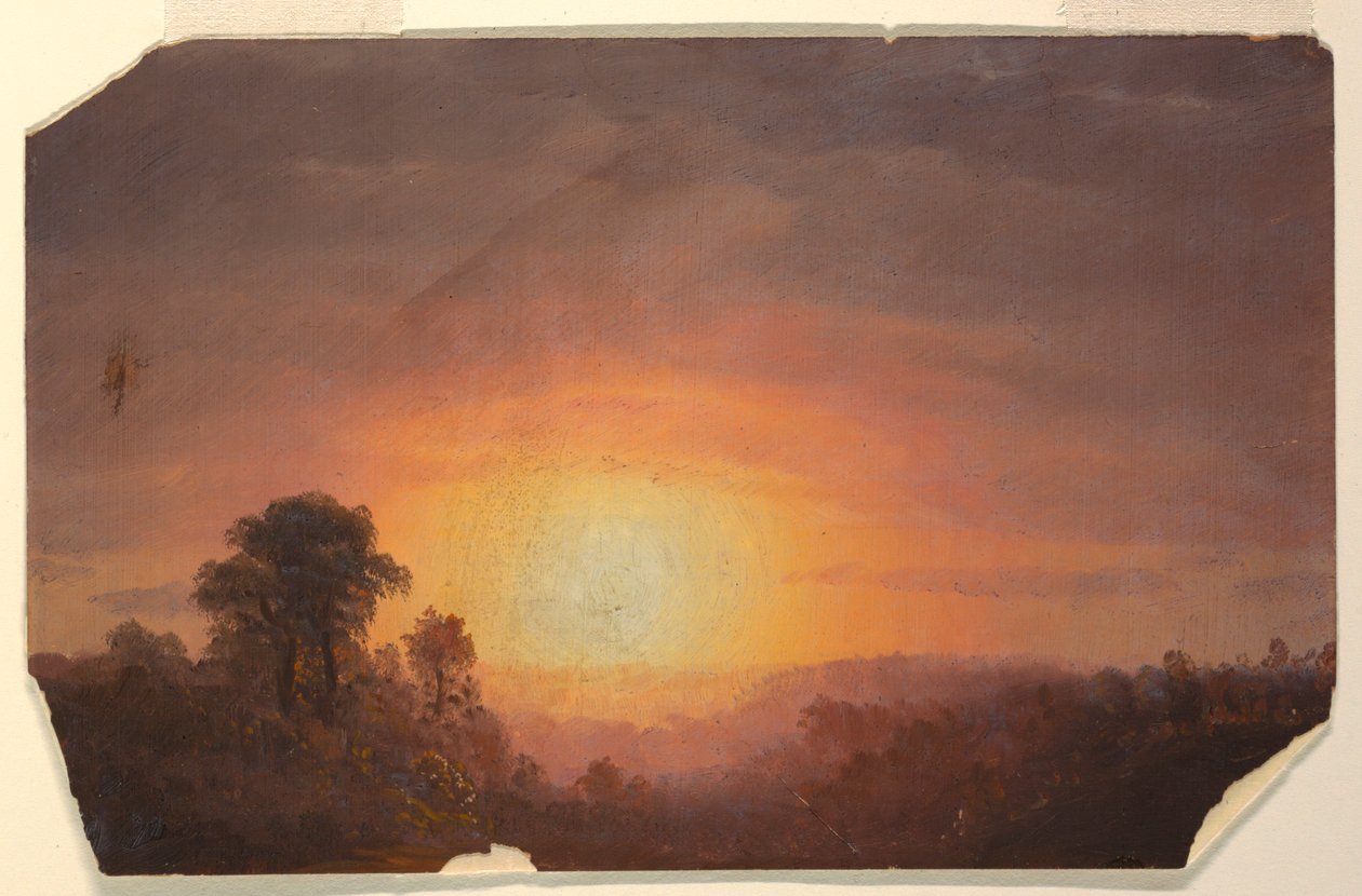 Landscape with Sunset, 1860–70 by Frederic Edwin Church