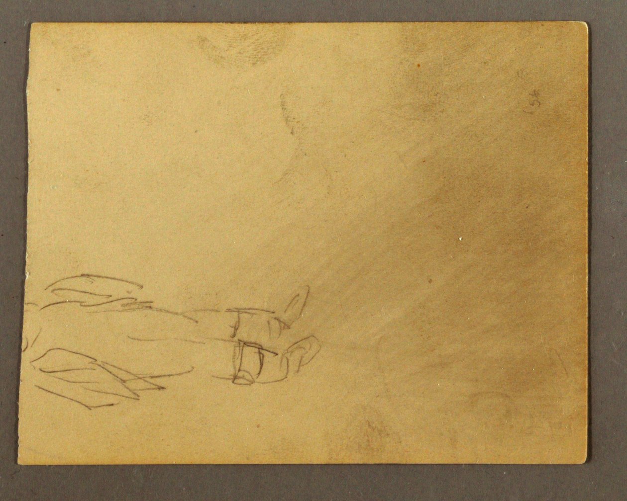 Lower Part of Standing Figure, possibly 1868–69 by Frederic Edwin Church