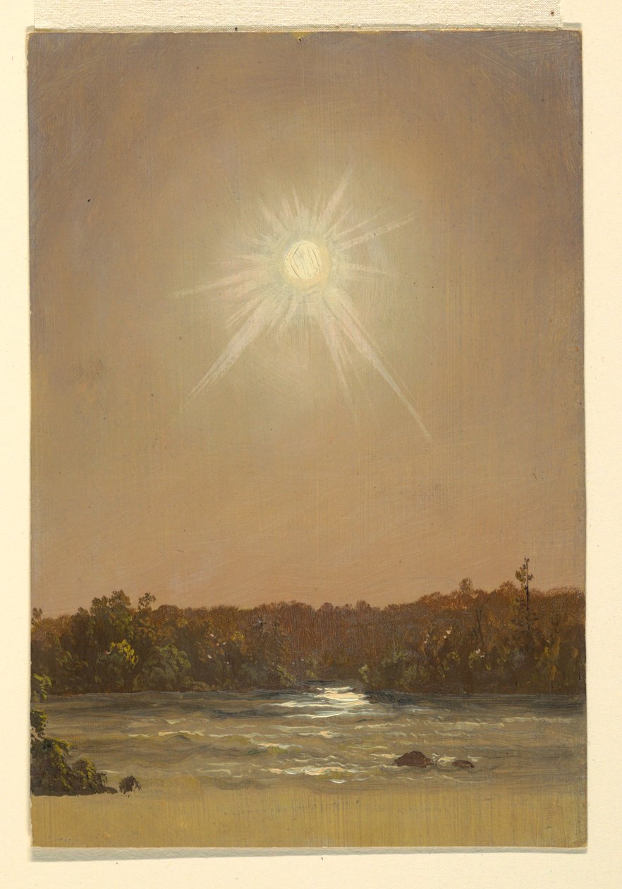 Maine?, sunset, 1855–65 by Frederic Edwin Church