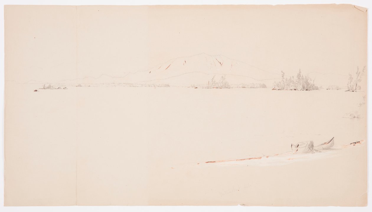 Millinocket Lake, Maine, September 1878 by Frederic Edwin Church