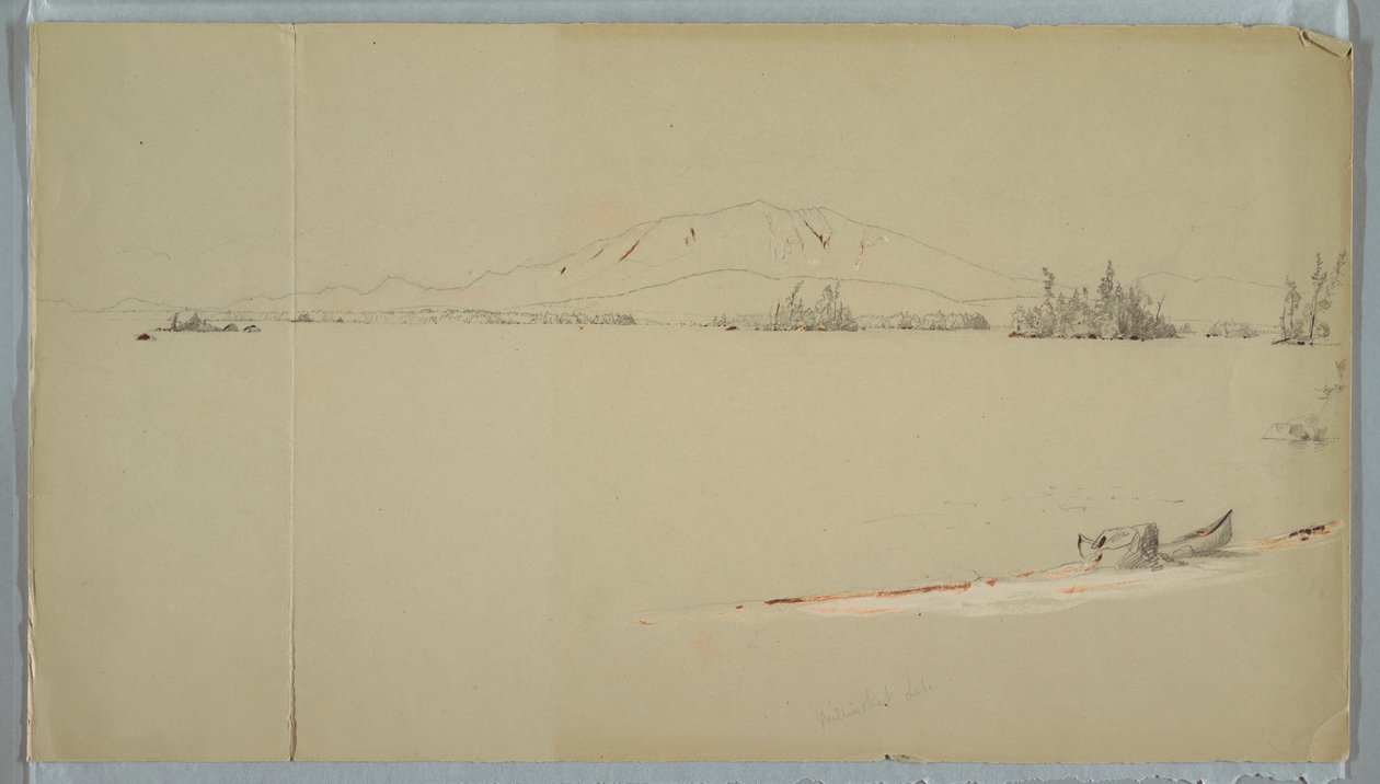 Millinocket Lake, Maine, September 1878 by Frederic Edwin Church
