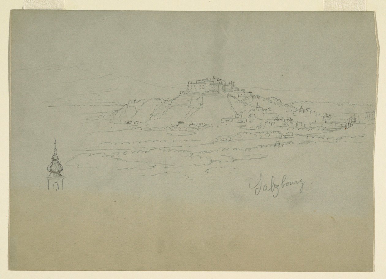 Motif from Town in Mountainous Country, 1868 by Frederic Edwin Church