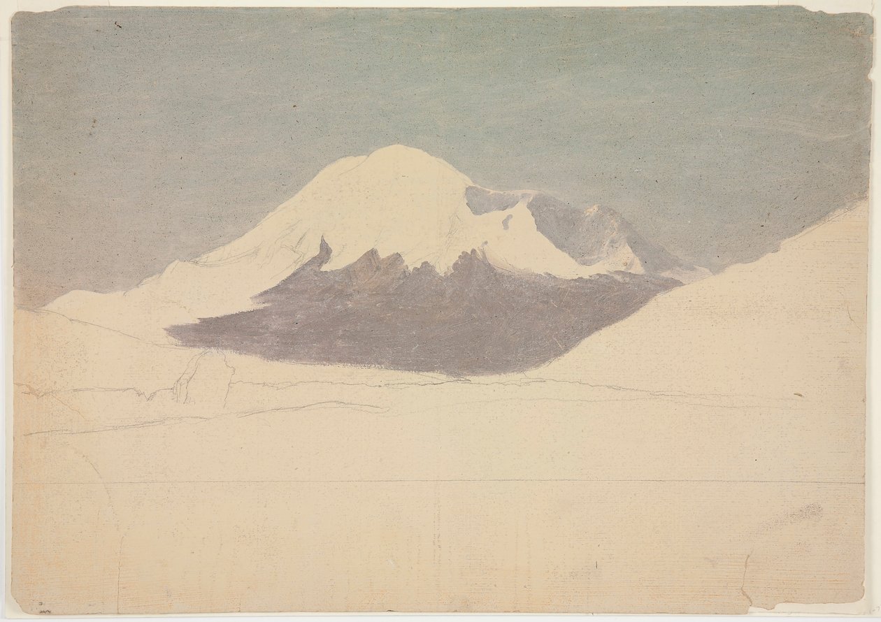 Mount Chimborazo, Ecuador, July 1857 by Frederic Edwin Church