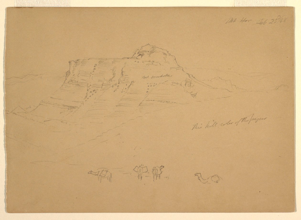 Mount Hor, February 23, 1868 by Frederic Edwin Church
