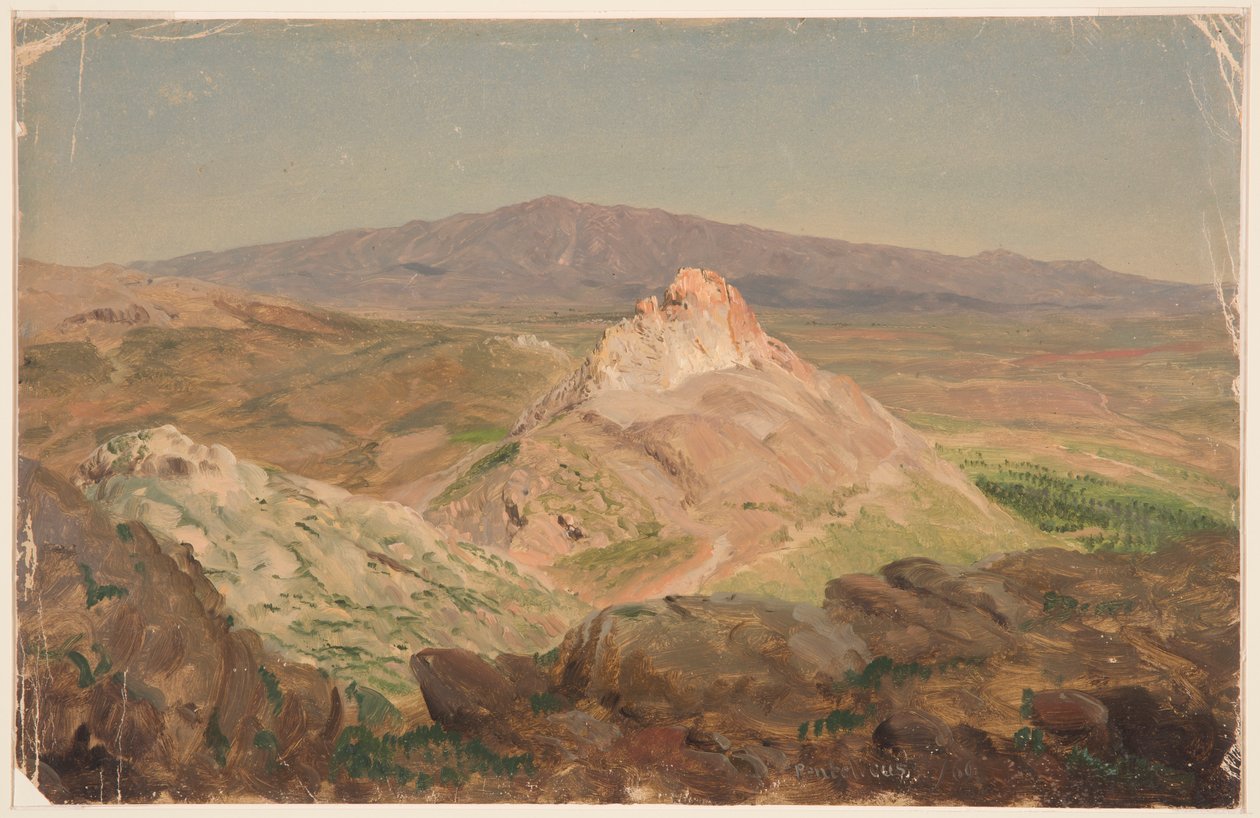 Mount Pentelicus, April 1869 by Frederic Edwin Church