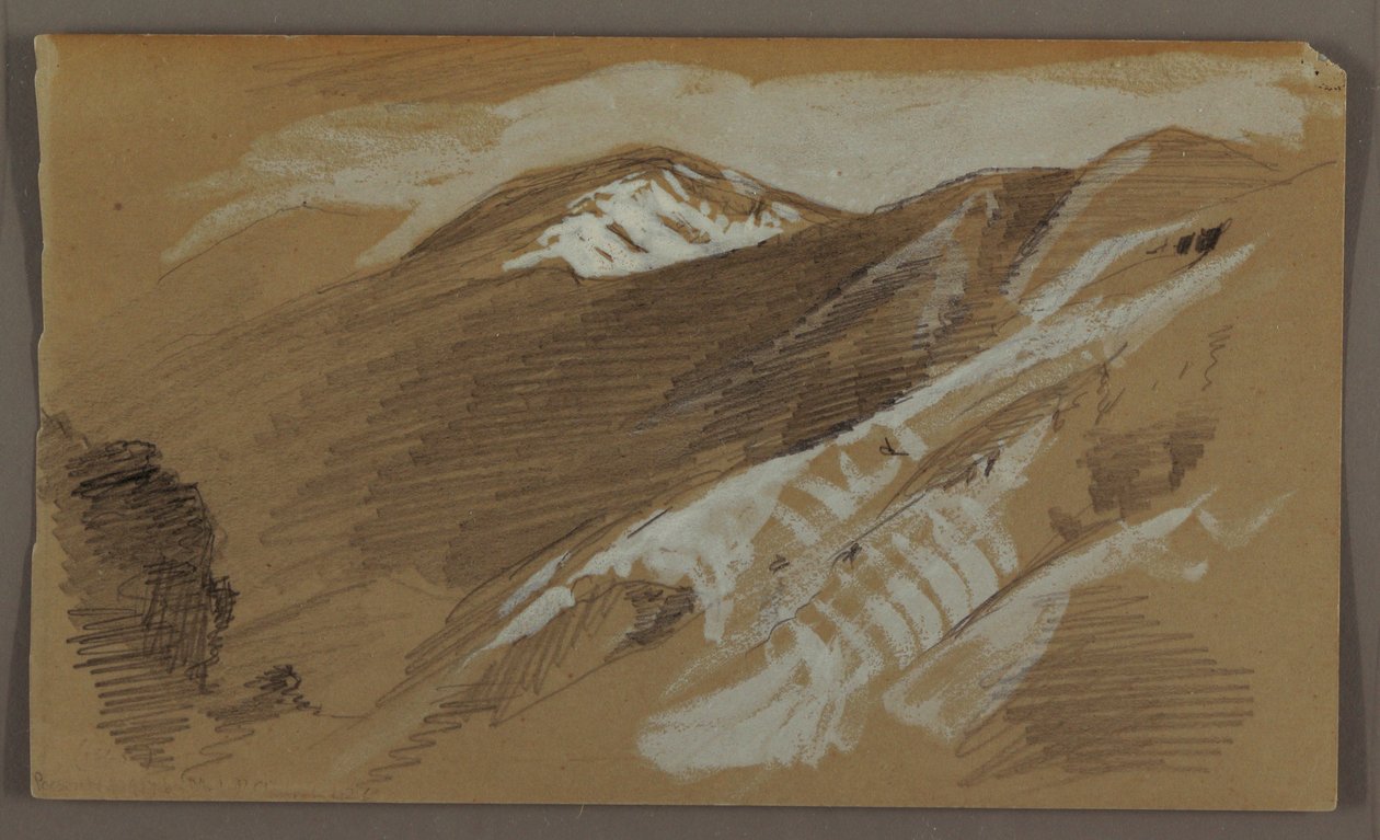 Mountain Landscape, Jamaica, West Indies, August 1868 by Frederic Edwin Church