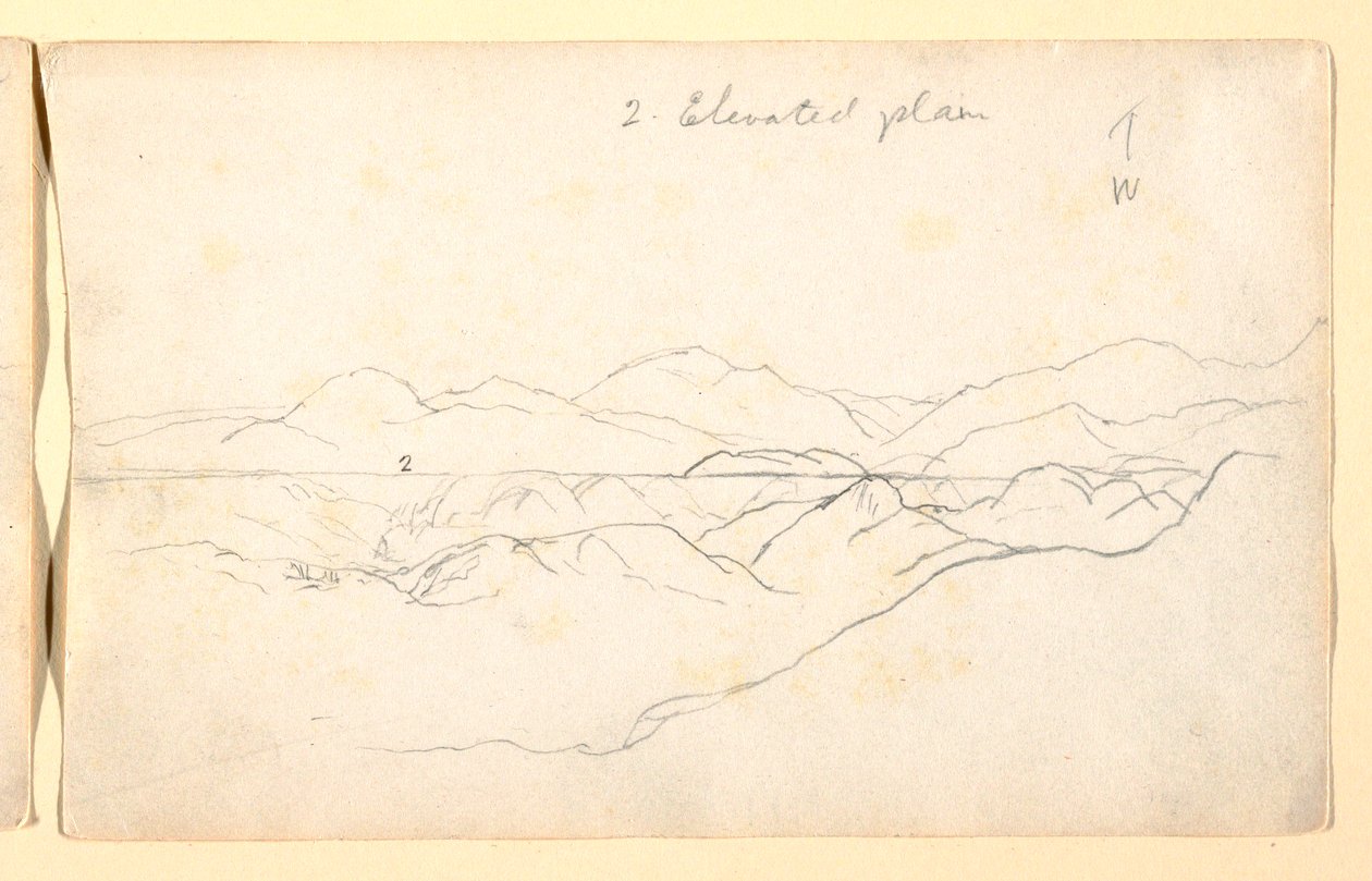 Mountain landscape, Colombia, 1853 by Frederic Edwin Church