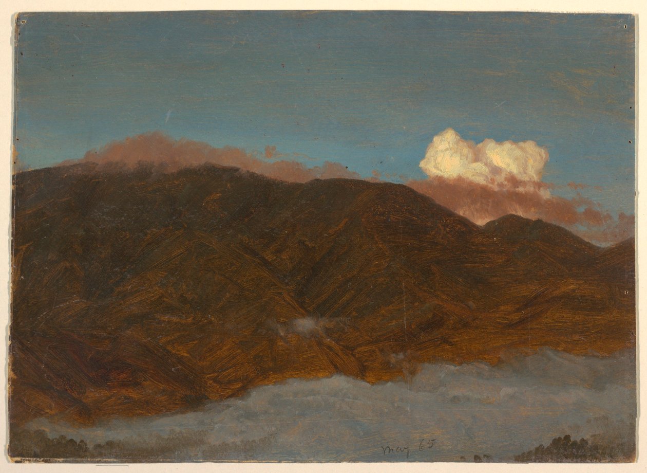 Mountainous Landscape, May 1865 by Frederic Edwin Church