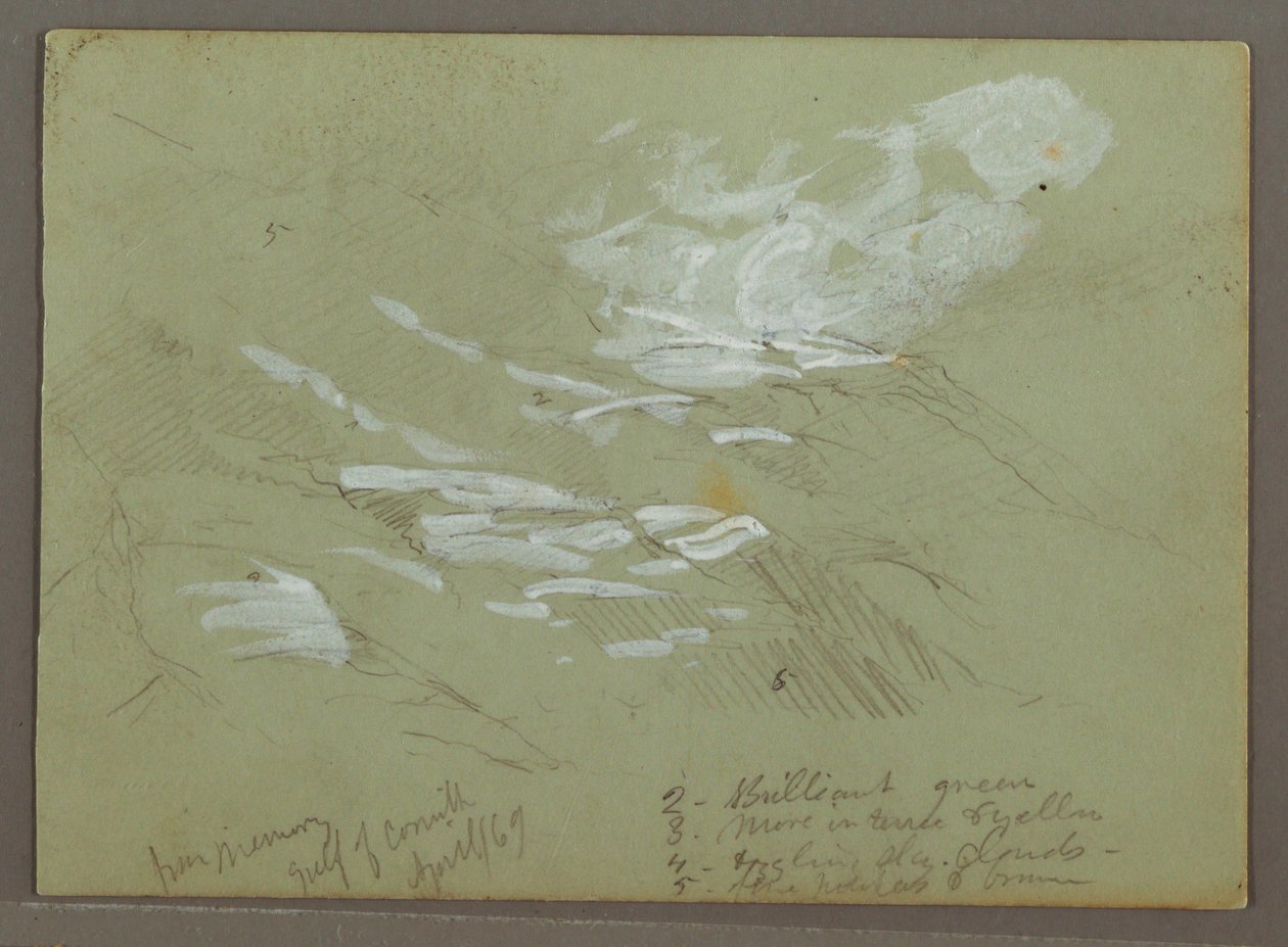 Mountainside, April 1869 by Frederic Edwin Church