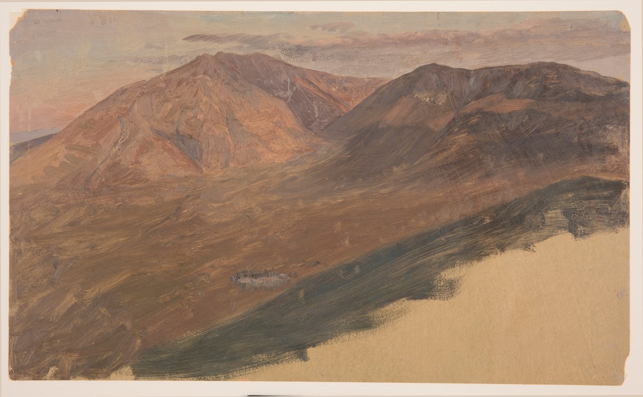 Mt. Katahdin and Turner from a Distance, 1860–78 by Frederic Edwin Church