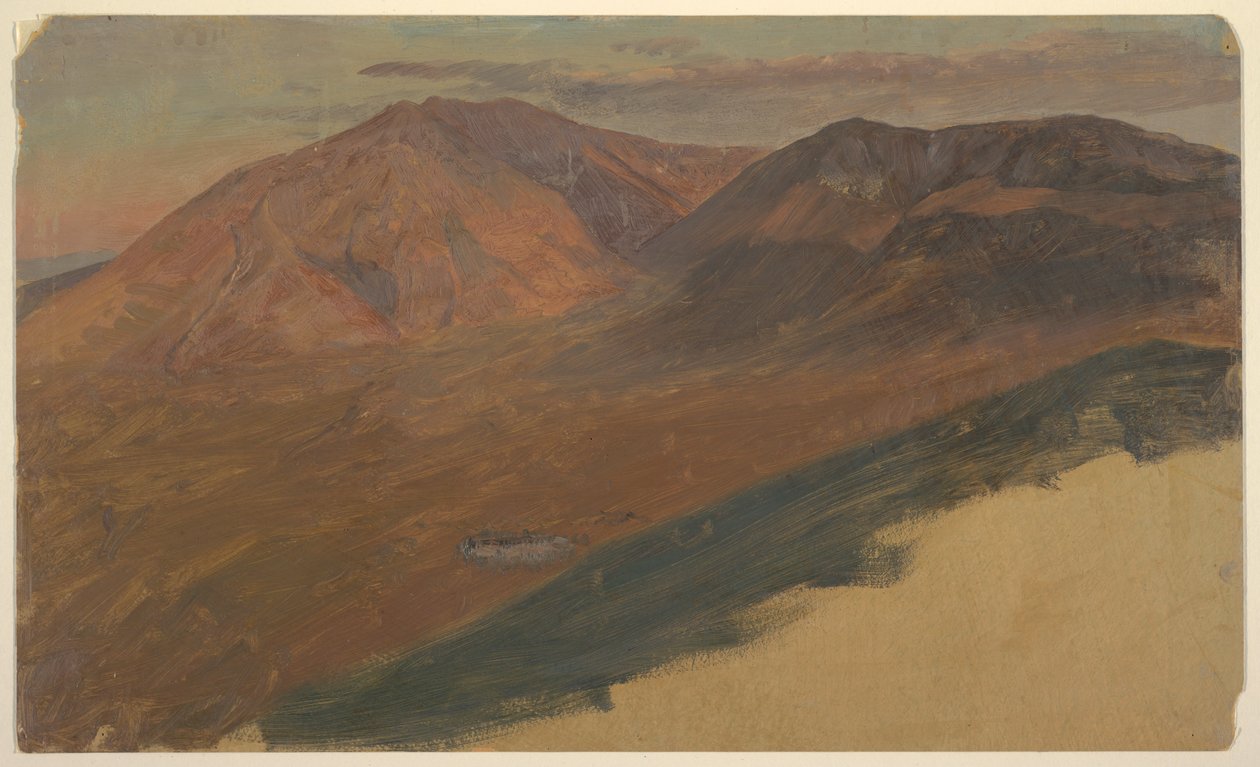 Mt. Katahdin and Turner from a Distance, 1860–78 by Frederic Edwin Church