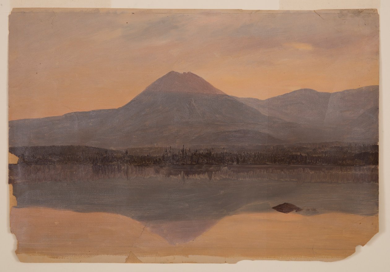Mt. Katahdin from Lake Katahdin, 1860–70 by Frederic Edwin Church