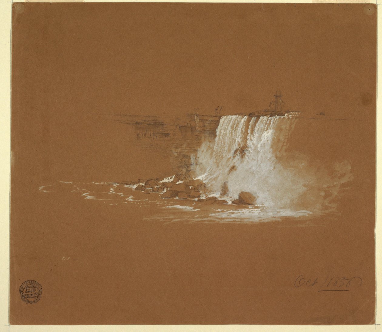 Niagara Falls, October 1856 by Frederic Edwin Church