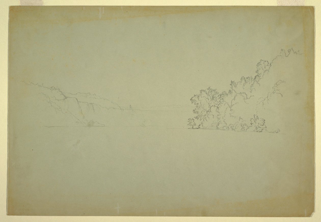 Niagara Falls from Northwest, 1856 by Frederic Edwin Church