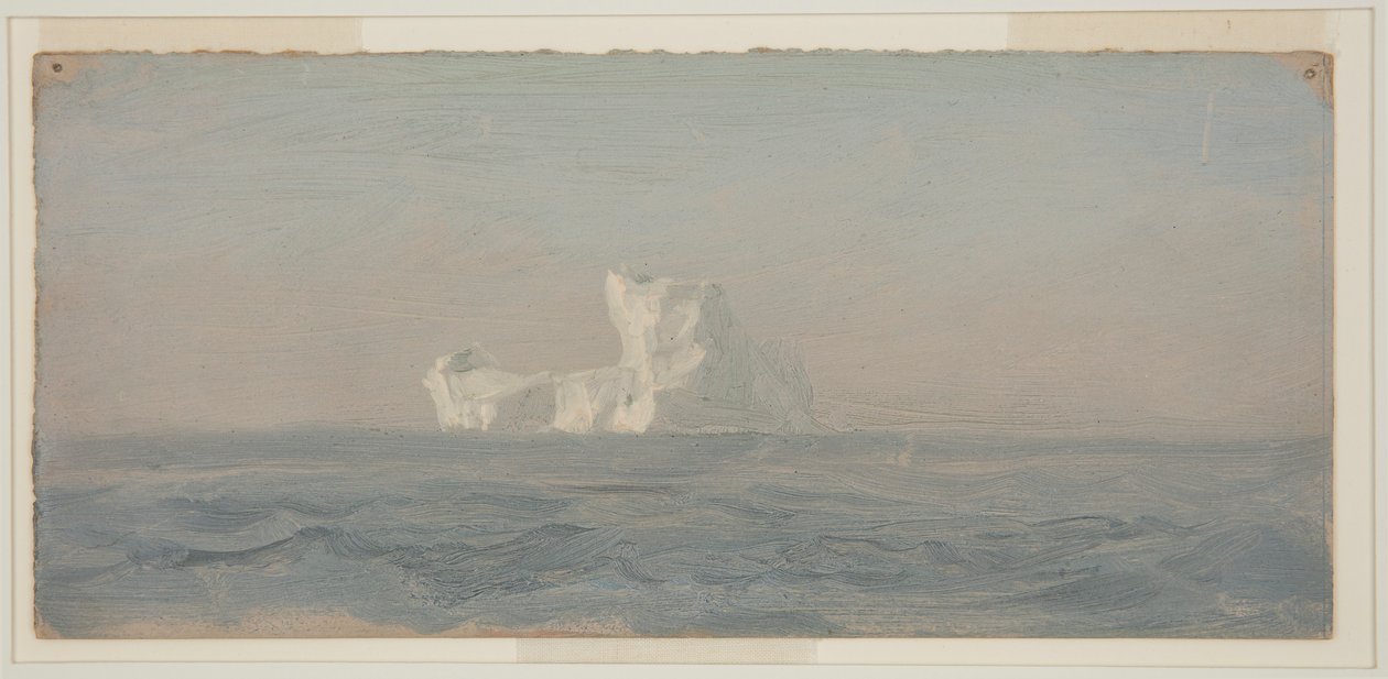 Drawing, Off Iceberg, Newfoundland, June 1859 by Frederic Edwin Church
