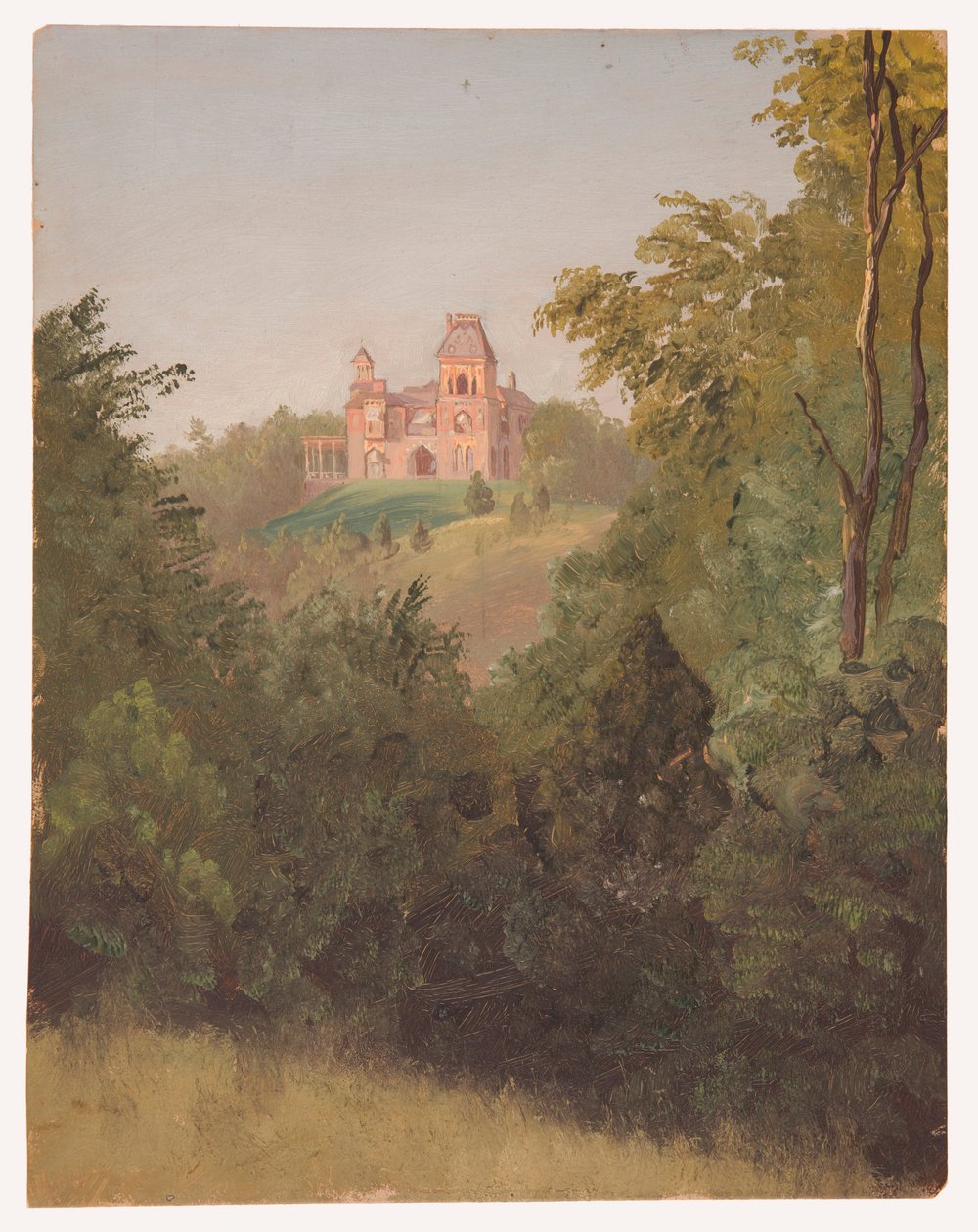 Olana from the Southwest, ca. 1872 by Frederic Edwin Church