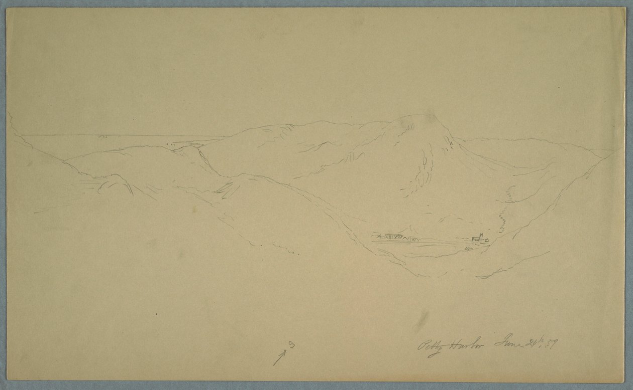 Petty harbour, June 24, 1859 by Frederic Edwin Church