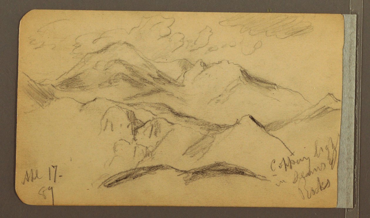 Rugged Mountains, April 17, 1889 by Frederic Edwin Church