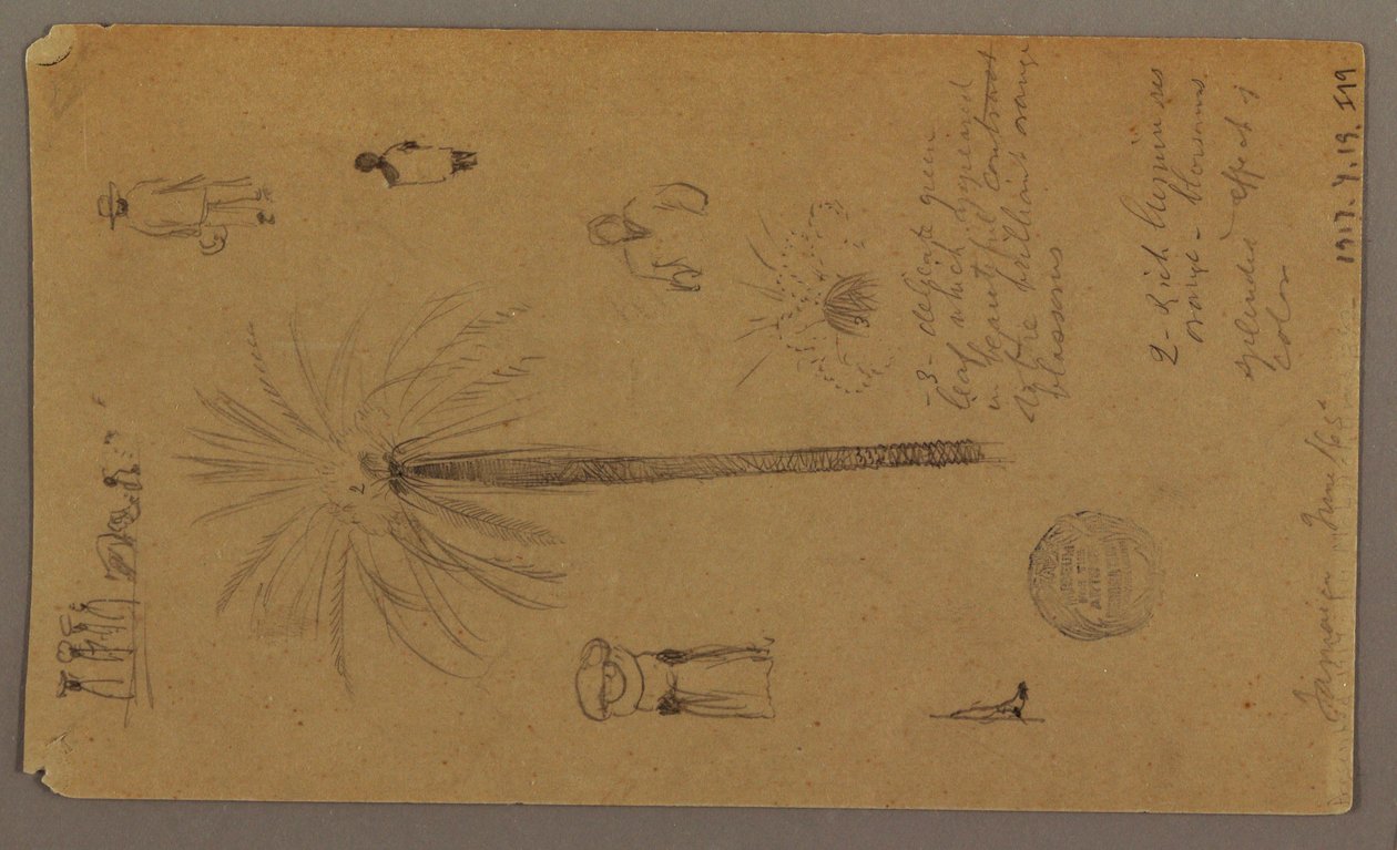 Sketches from Jamaica, West Indies, June 1865 by Frederic Edwin Church