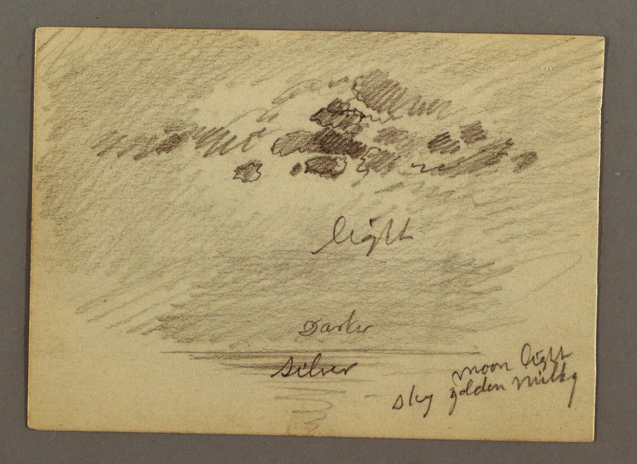Sketches from the Middle East, including Suez Canal, January 1868 by Frederic Edwin Church