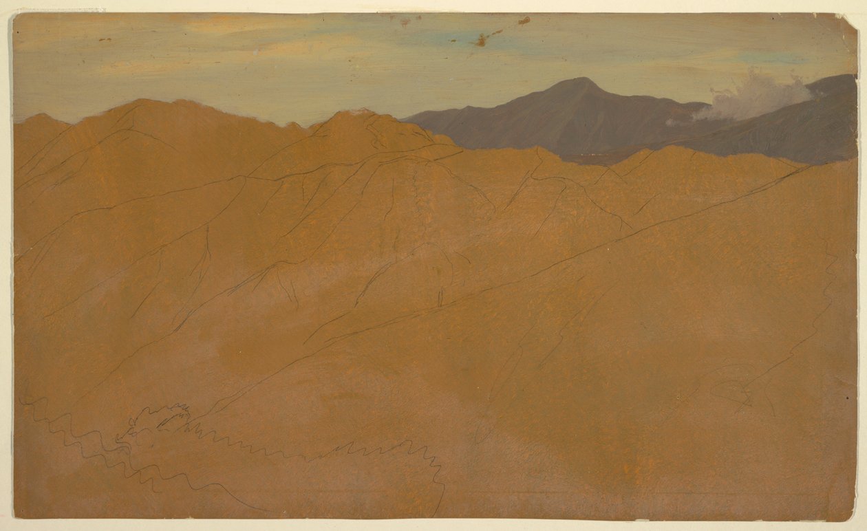 South American mountains, 1853 or 1857 by Frederic Edwin Church