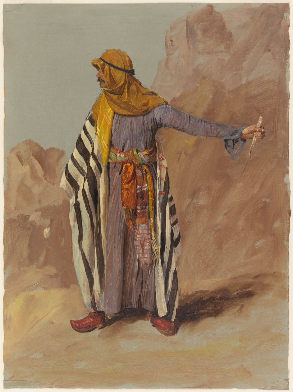 Standing Bedouin, probably February 1868 by Frederic Edwin Church