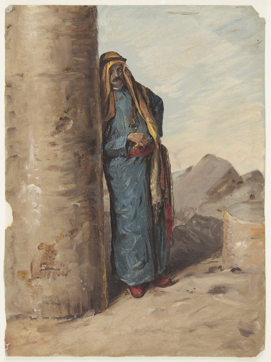 Standing bedouin, 1868 by Frederic Edwin Church