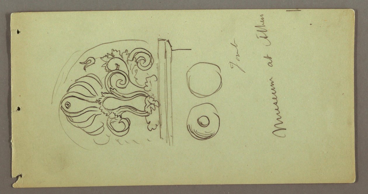 Studies of Objects from Athens Museum, possibly 1869 by Frederic Edwin Church