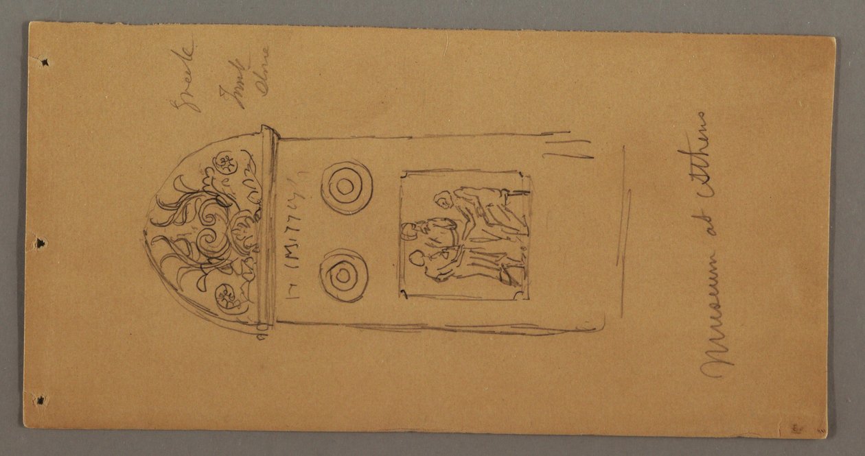 Studies of Objects from Athens Museum, possibly 1869 by Frederic Edwin Church