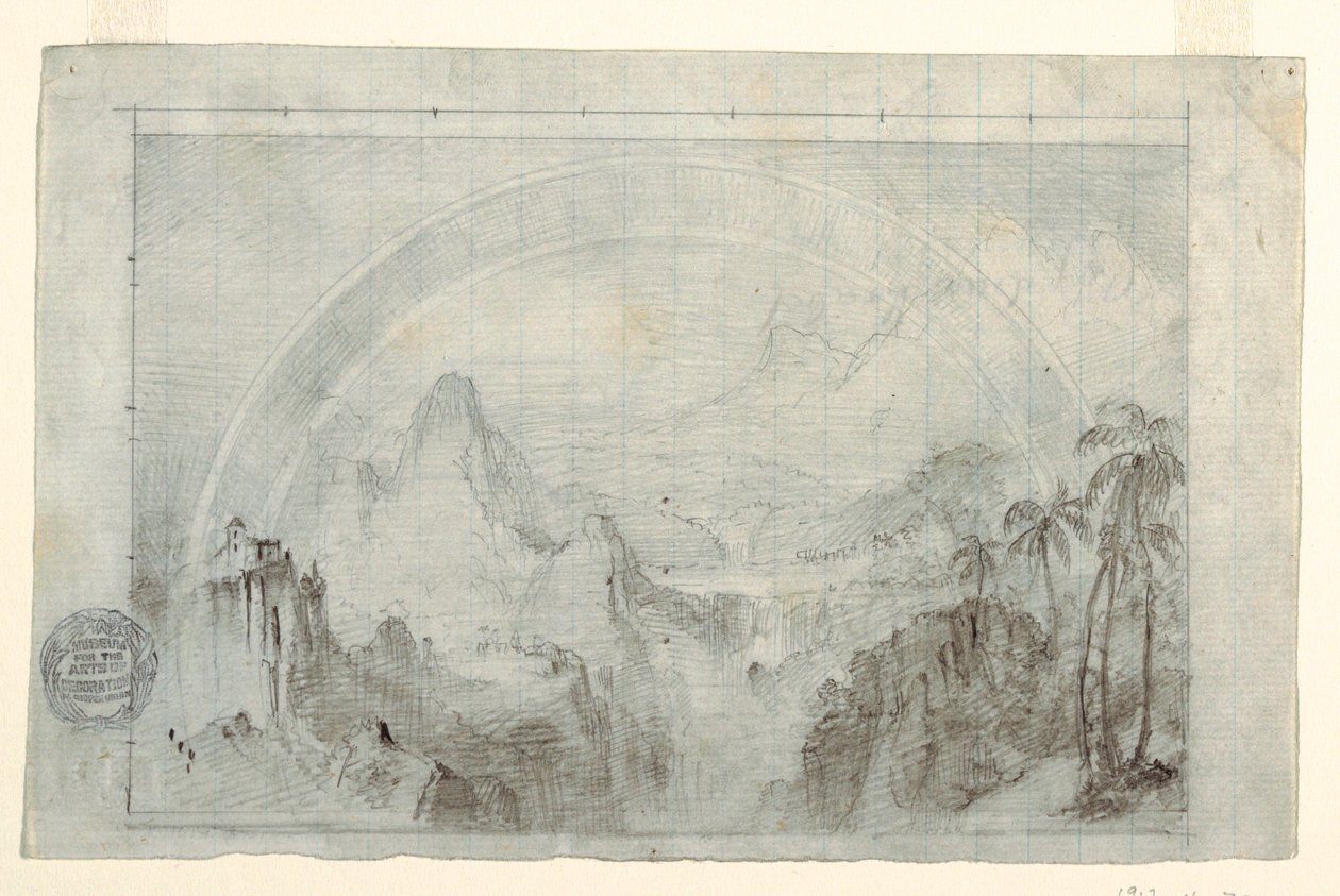 Study for "Rainy Season in the Tropics", 1865-66 by Frederic Edwin Church