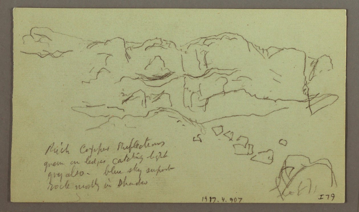 Study of Side of a Valley, May 4, 1868 by Frederic Edwin Church