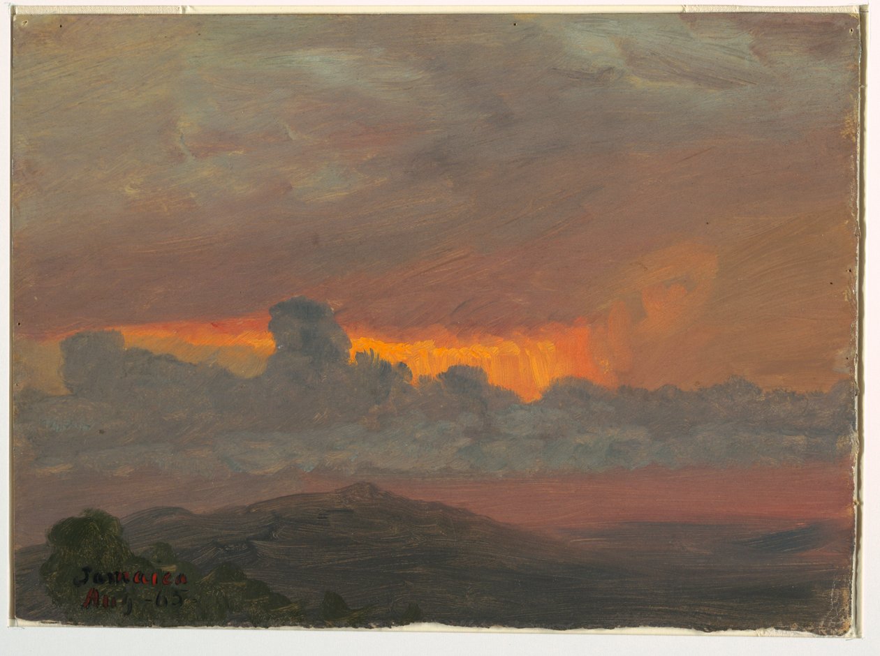 Sunset, August 1865 by Frederic Edwin Church