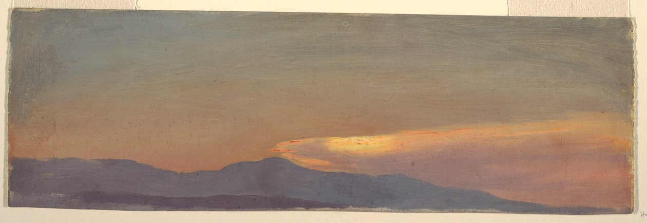 Sunset Cloud Study, ca. 1880 by Frederic Edwin Church
