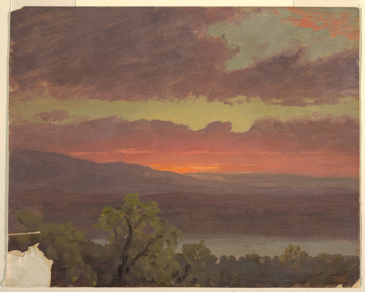 Sunset in Jamaica, West Indies, 1865–66 by Frederic Edwin Church