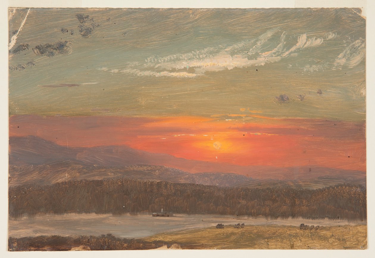 Sunset Over the Catskills, 1870–80 by Frederic Edwin Church
