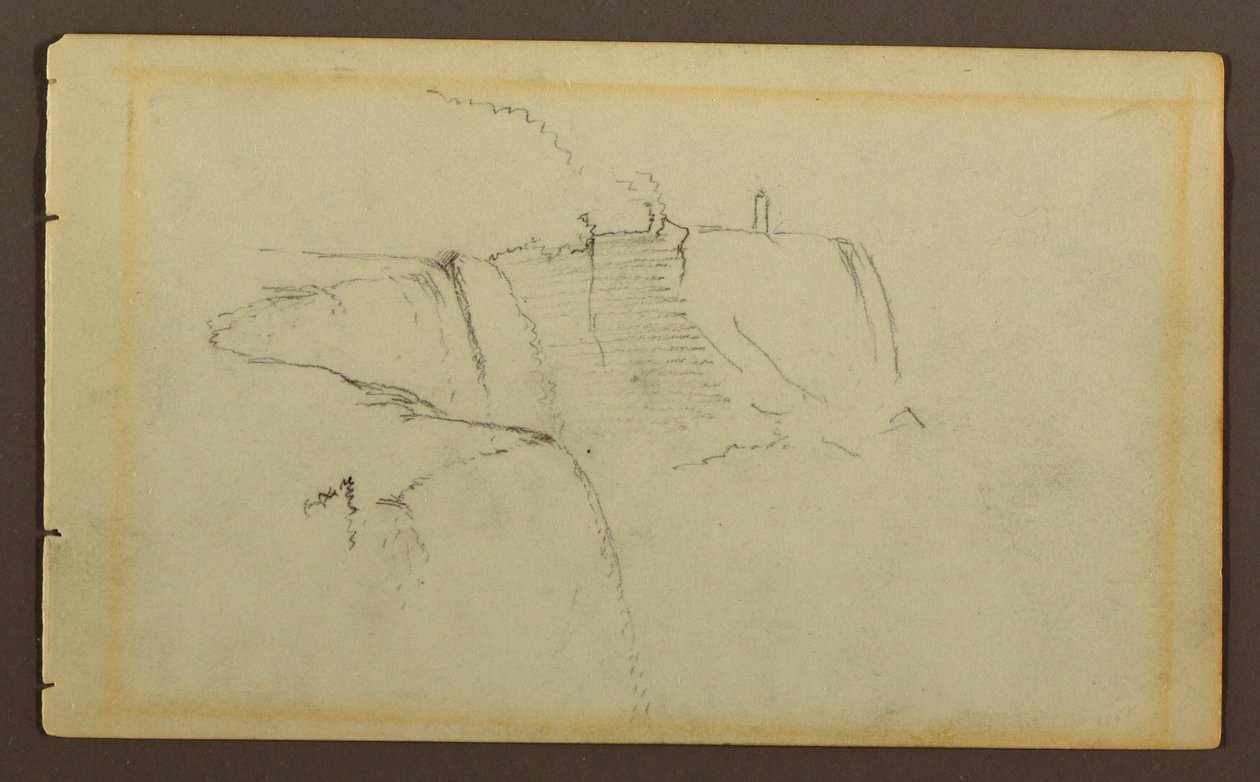 The American Falls, Niagara River, possibly 1858 by Frederic Edwin Church